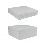 Коробка декоративна, біла, 23х23 см, Україна