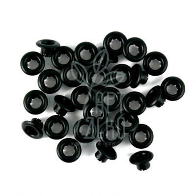 Люверси чорні Black Bulk Eyelets 500 шт., We R Memory Keepers