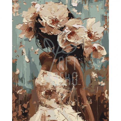 Набір для розпису за номерами "Цвітіння", 40х50 см, Ідейка