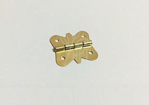 Петля-метелик, золото, 17х18 мм, Китай