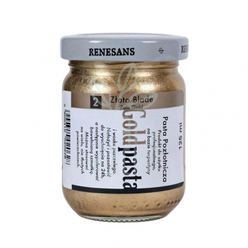 Паста для реставрації, Золото бліде, 110 мл, Renesans