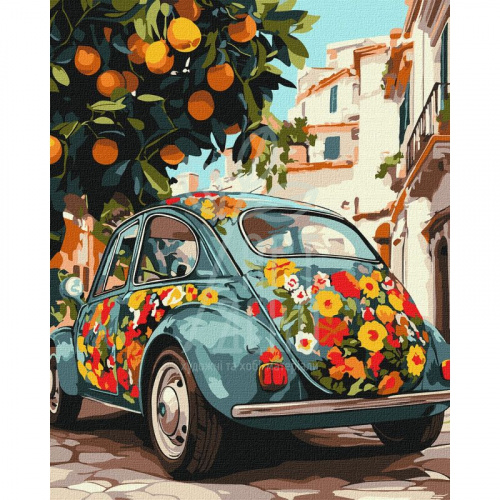 Набір для розпису за номерами "Витонченість Італії", 40х50 см, Ідейка