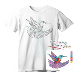 Набір футболка-розмальовка 