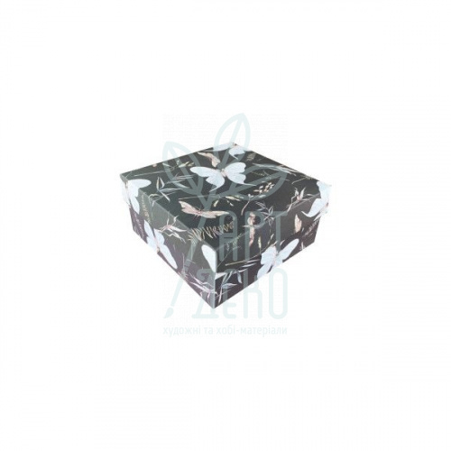 Коробка подарункова "Метелики", 14х14х7 см, Україна