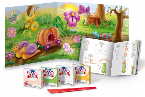 Набір полімерної глини Fimo Kids "Фея", 4 кол. х 42 г, Fimo