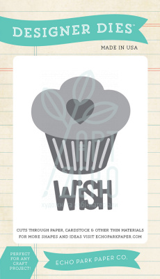 Ніж для скрапбукінгу Cupcake Wish Metal Die, Echo Park