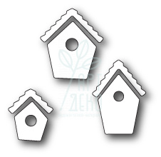 Набір ножів для скрапбукінгу Bitty Birdhouses craft dies, Memory Box
