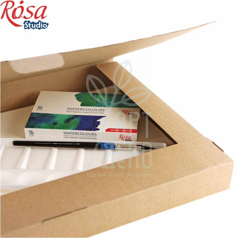 Набір матеріалів для акварельного живопису Studio, ROSA