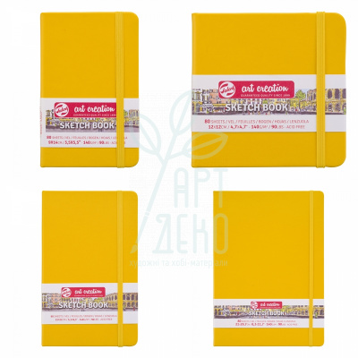 Блокнот для графіки Talens Art Creation, 140 г/м2, 80 л., Golden Yellow, Royal Talens