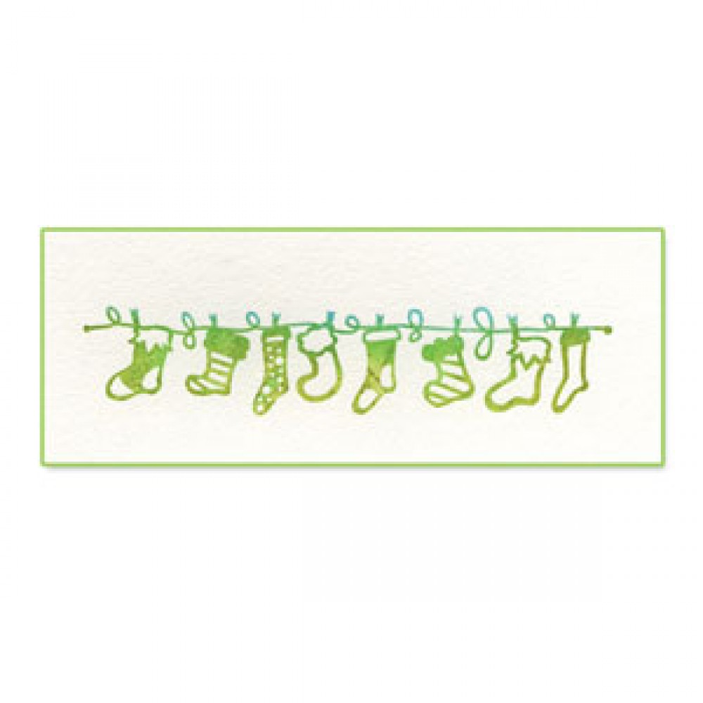 Пластина для тиснення Ink-its Stockings, Sizzix 