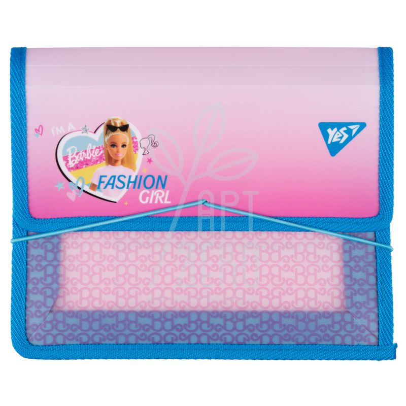 Папка для зошитів пластикова на резинці Barbie, В5 (17,6х25,0 см), Yes 