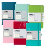 Книга записна Partner, клітинка, 125х195 мм, 96 л., Axent