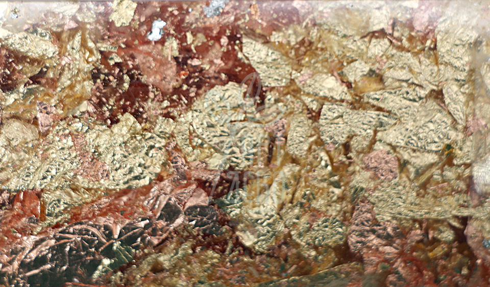 Поталь пластівці, мікс "Золото-мідь", 1 г, D.K.ART & CRAFT