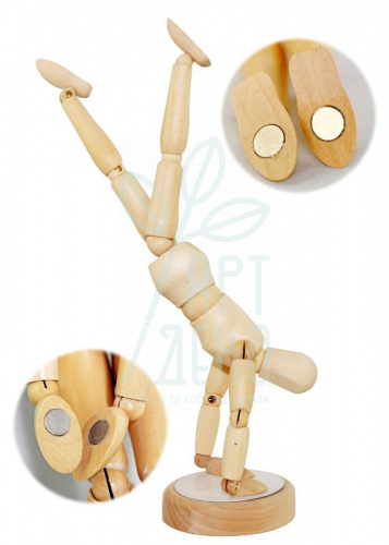 Манекен "Чоловік", дерев'яний, з магнітами, D.K.ART & CRAFT