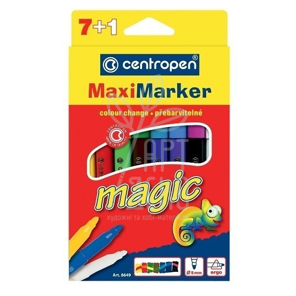 Набір фломастерів Magic Maxi, 8 шт, Centropen
