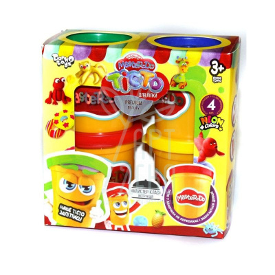 Набір тіста для ліплення "Master Do", 4 кол., Danko Toys
