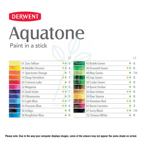 Грифель акварельний AQUAtone, Ø 7 мм, DERWENT