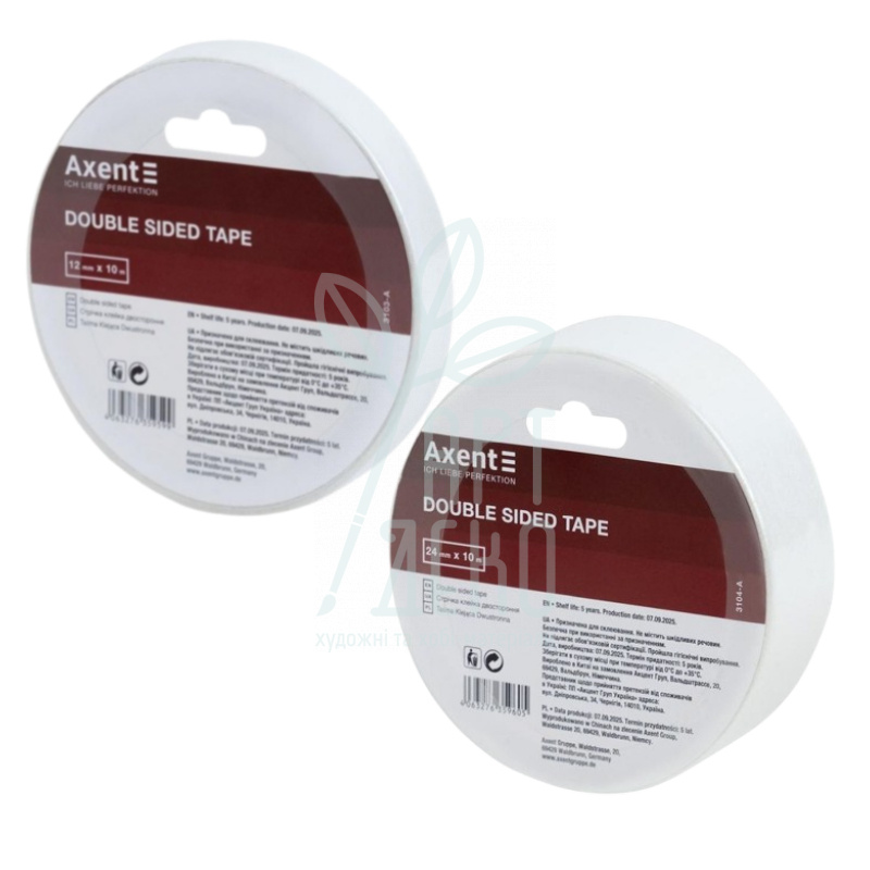 Скотч двосторонній, 10 м, Axent