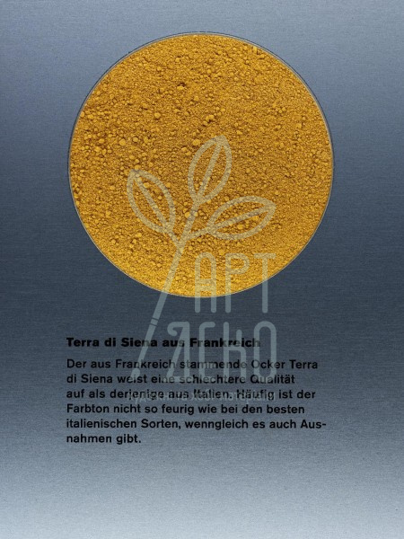 40392 Пігмент, Сієна натуральна (Франція), 50 г, Kremer