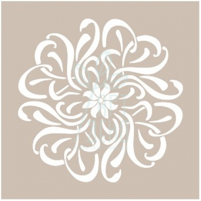 Трафарет круглий, YB-70, Ø 22 см, Cadence