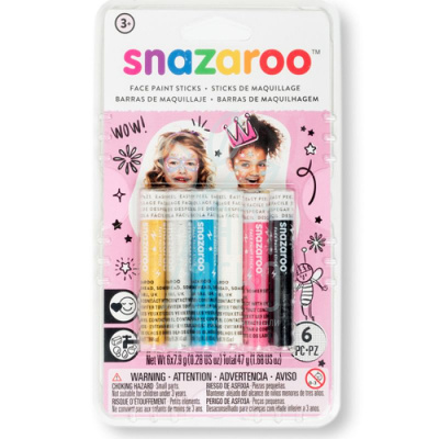 Набiр фарб для гриму Girls 6 face painting sticks set, Snazaroo