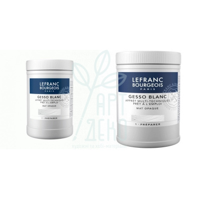 Грунт акриловий Acrylic Gesso Blanc, Lefranc