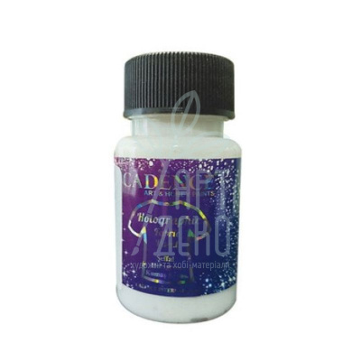 Фарба для тканини голографічна Holographic Glitter Fabric Paint, прозора, 50 мл, Cadence Фарба для тканини голографічна Holographic Glitter Fabric Paint, прозора, 50 мл, Cadence