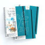 Блокнот для акварелі Unica by Fabriano, спіраль, Бірюза, А4 (21х29,7 см), 250 г/м2, 32 л, Rosa