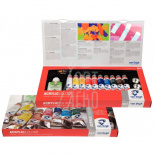 Набір акрилових фарб Van Gogh Combiset, 10х40 мл,  (пензлі, допоміжні матеріали), Royal Talens 