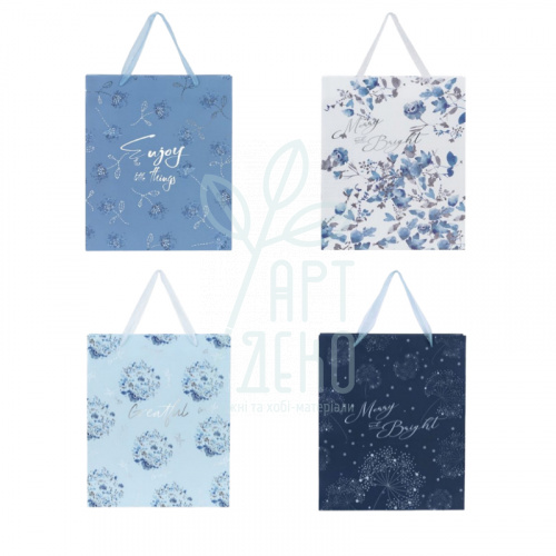 Пакет пластиковий подарунковий Flower Symphony, 25х19 см, Axent