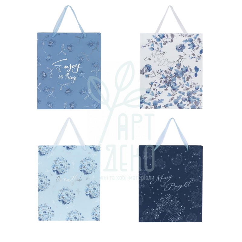 Пакет пластиковий подарунковий Flower Symphony, 25х19 см, Axent