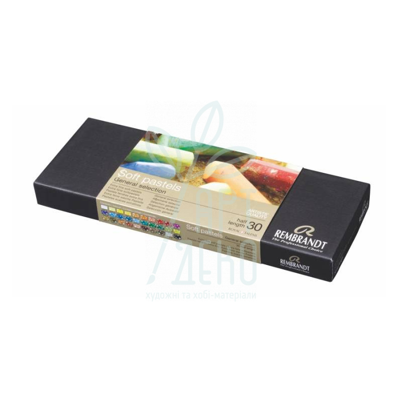 Набір пастелі сухої Rembrandt Basic, м'яка, 1/2 пастелі, 30 шт, Royal Talens