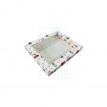 Коробка подарункова з віконцем "Ігристе", 28х23х5 см, Україна