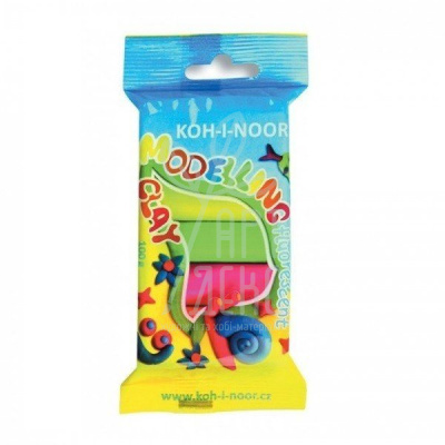 Набір пластиліну Fluorescent, флуоресцентний, 100 г, 5 кол, KOH-I-NOOR