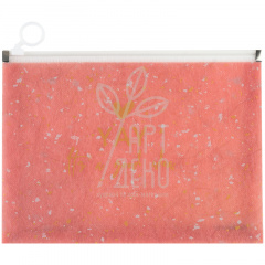 Папка пластикова на блискавці zip-lock, Shade Coral,  А4+, Axent