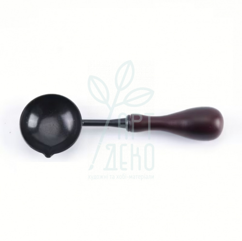 Ложка для сургуча, дерев'яна ручка, 10,5 см