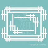 Набір чипбордів "Рамка + кутики 01", Вензелик