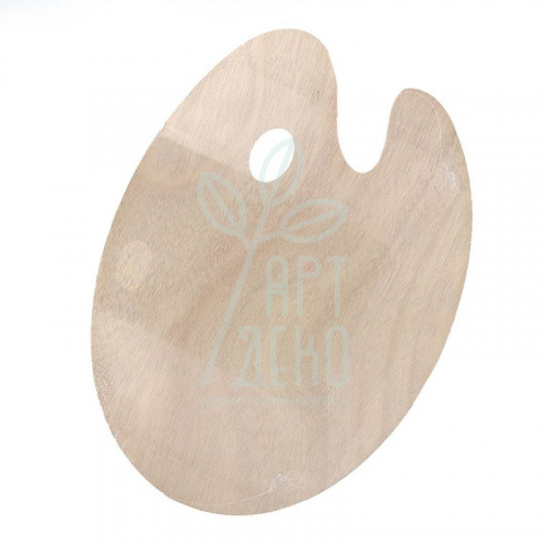 Палітра дерев'яна, овальна, 18х24 см, Art Nation