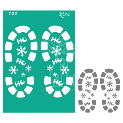 Трафарет багаторазовий самоклеючий, №1122, серія "Новий Рік", А4 (21х29,7 см), ROSA Talent Трафарет багаторазовий самоклеючий, №1122, серія "Новий Рік", А4 (21х29,7 см), ROSA Talent