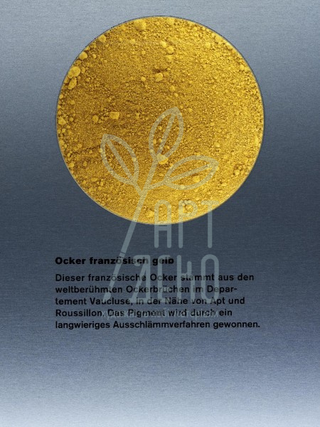 40010 Пігмент, Охра французька JTCLES світло-жовта, 50 г, Kremer