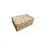 Коробка декоративна, крафткартон "Ми з України", 24х17х10 см, Україна