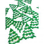 Набір декору з фетру "Засніжена ялинка", 6,5 см, 10 шт, Україна