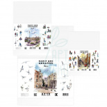 Набір паперу для акварелі, пакет, 200 г/м2, 10 л., Канцмайстер