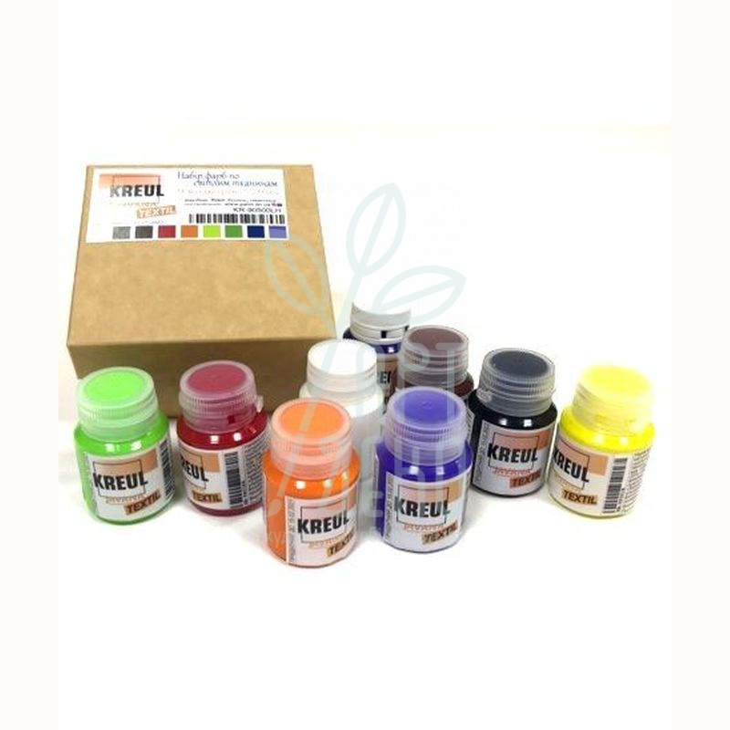 Набір фарб для світлих тканин Sunny, 9х20 мл, Kreul