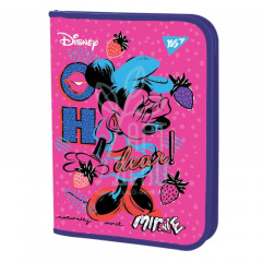 Папка для зошитів пластикова на блискавці Minnie Mouse, В5 (17,6х25,0 см), Yes Папка для зошитів пластикова на блискавці Minnie Mouse, В5 (17,6х25,0 см), Yes