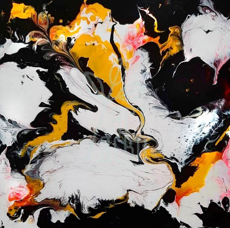 Набір для творчості "Fluid ART", 6 х30 мл, в асортименті, 31х31 см, Україна