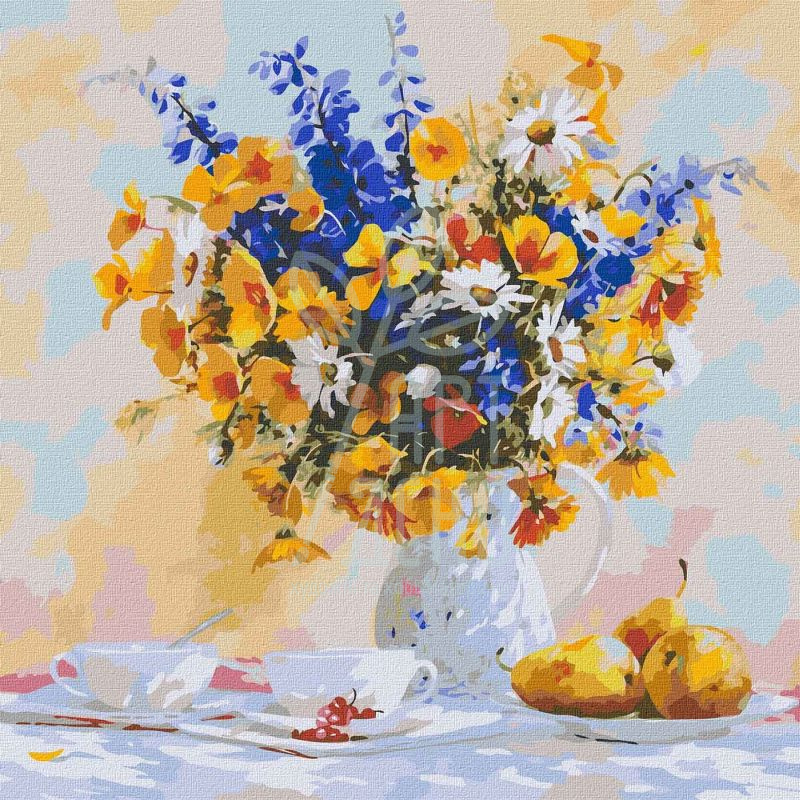 Набір для розпису за номерами "Липень", 50х50 см, Ідейка