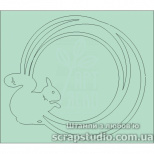 Набір чипбордів "Білочка", 7,8х6,7 см, Україна