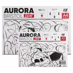 Склейка для рисунку Aurora Lanscape (Bristol), 100% целюлоза, 180 г/м2, 40 л., KUNST & HOBI Склейка для рисунку Aurora Lanscape (Bristol), 100% целюлоза, 180 г/м2, 40 л., KUNST & HOBI