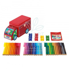 Набір фломастерів Connector "Машинка", 33 шт, Faber-Castell